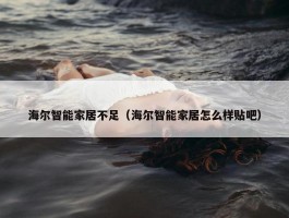 海尔智能家居不足（海尔智能家居怎么样贴吧）